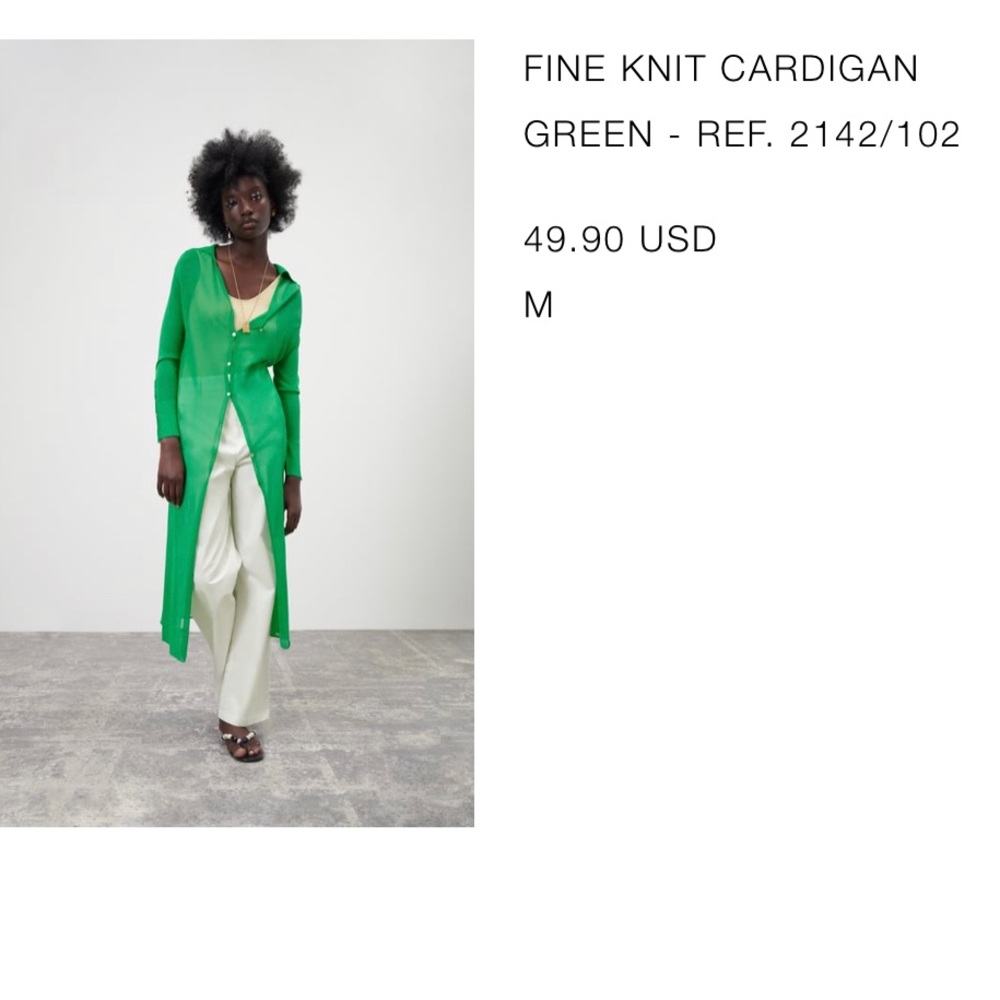 Zara fine knit cardigan